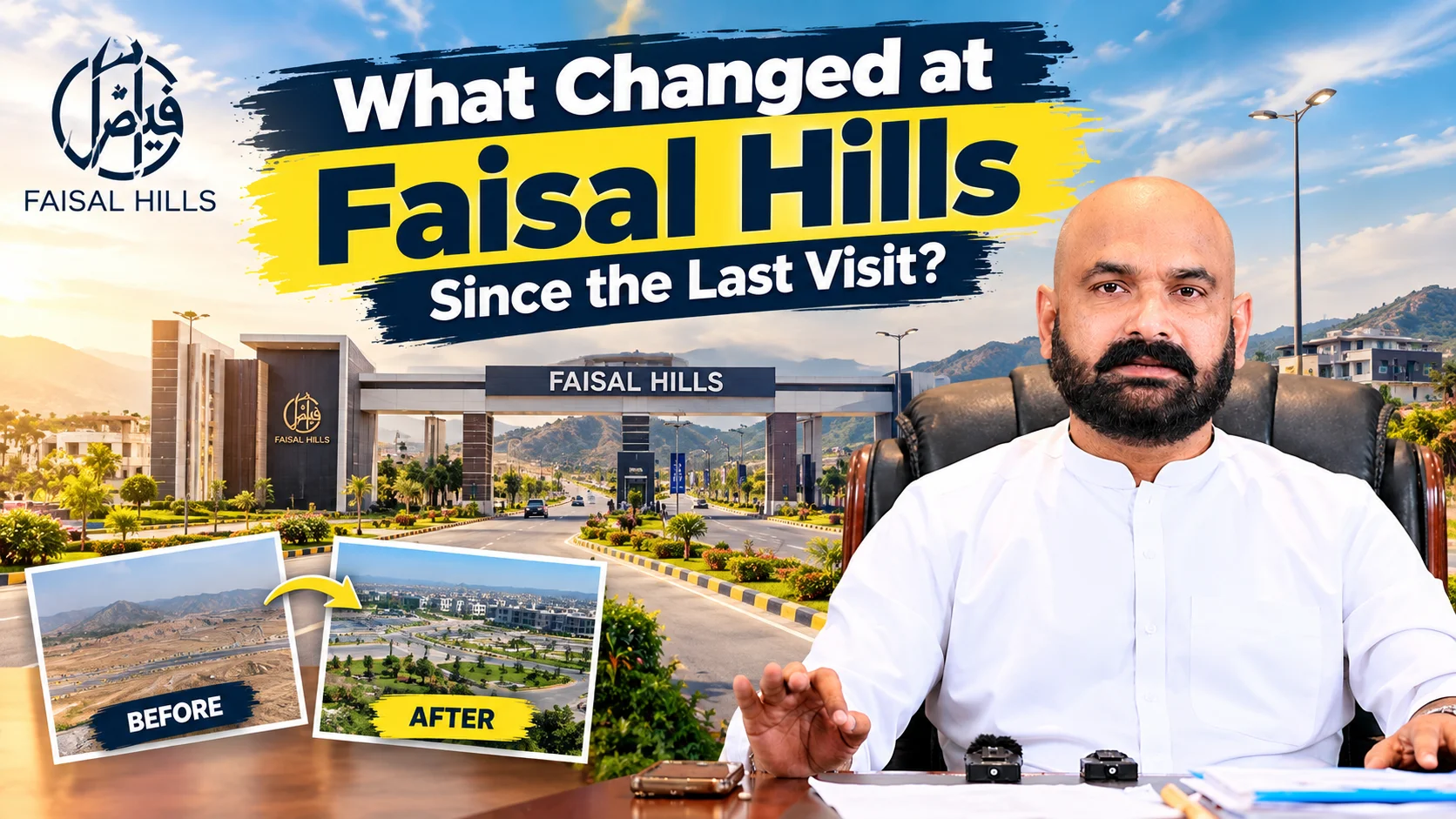 Nasir Gondal during his Faisal Hills visit 2026
